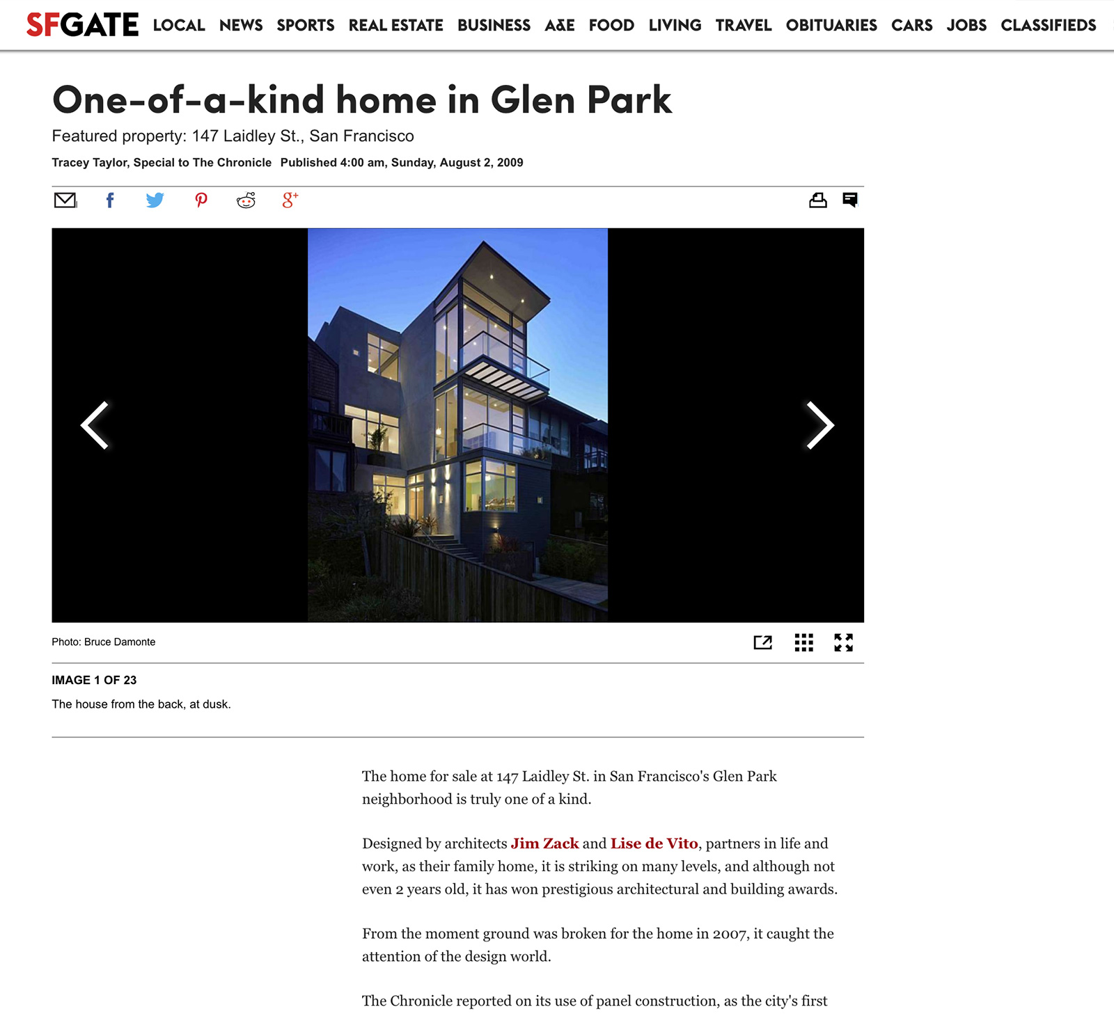 One-of-a-kind home in Glen Park